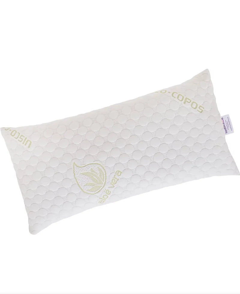 Almohada viscoelástica Aloe Vera 80cm - TODOCAMA