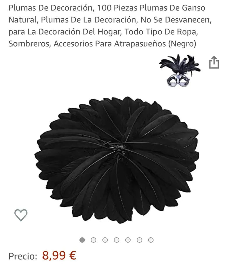 Plumas De Decoración, Piezas