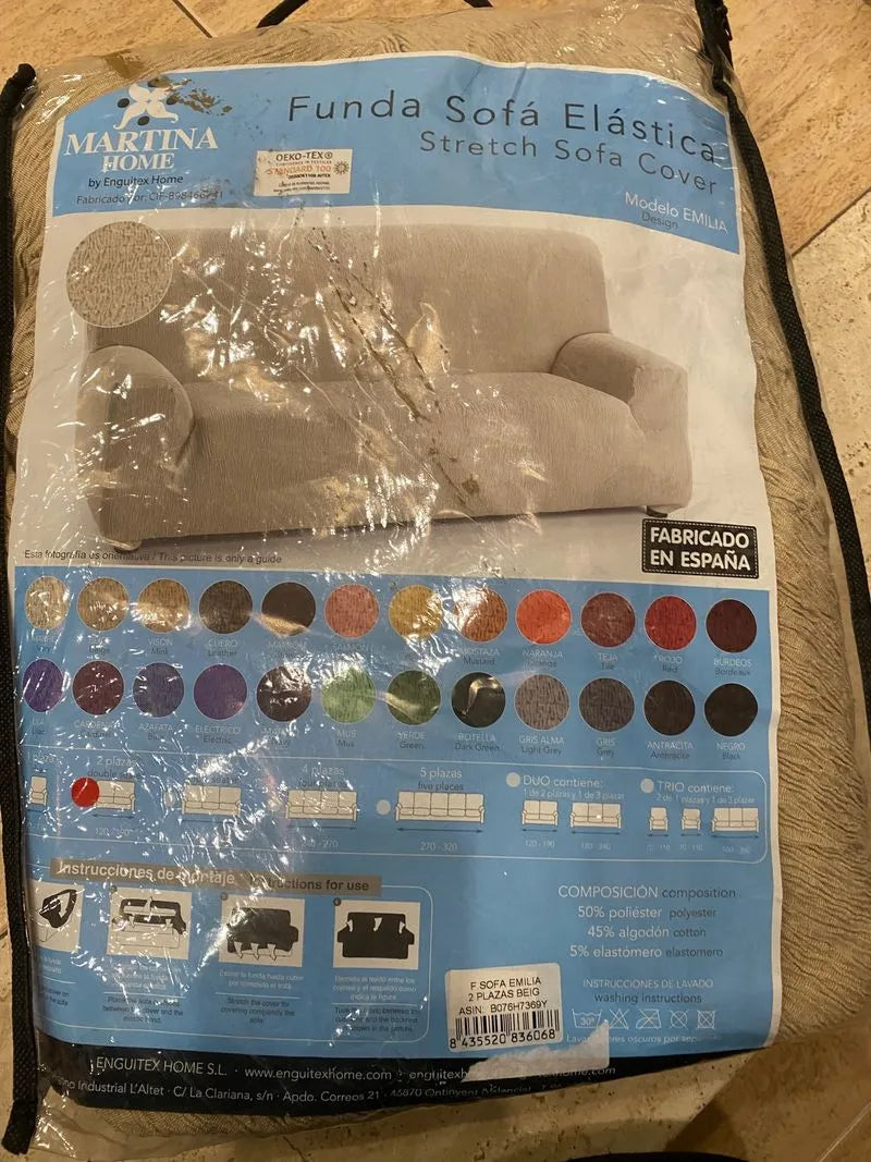 Funda Elástica para Sofá de 2 Plazas