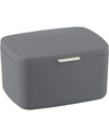 Wenko Caja de baño con tapa Barcelona antracita