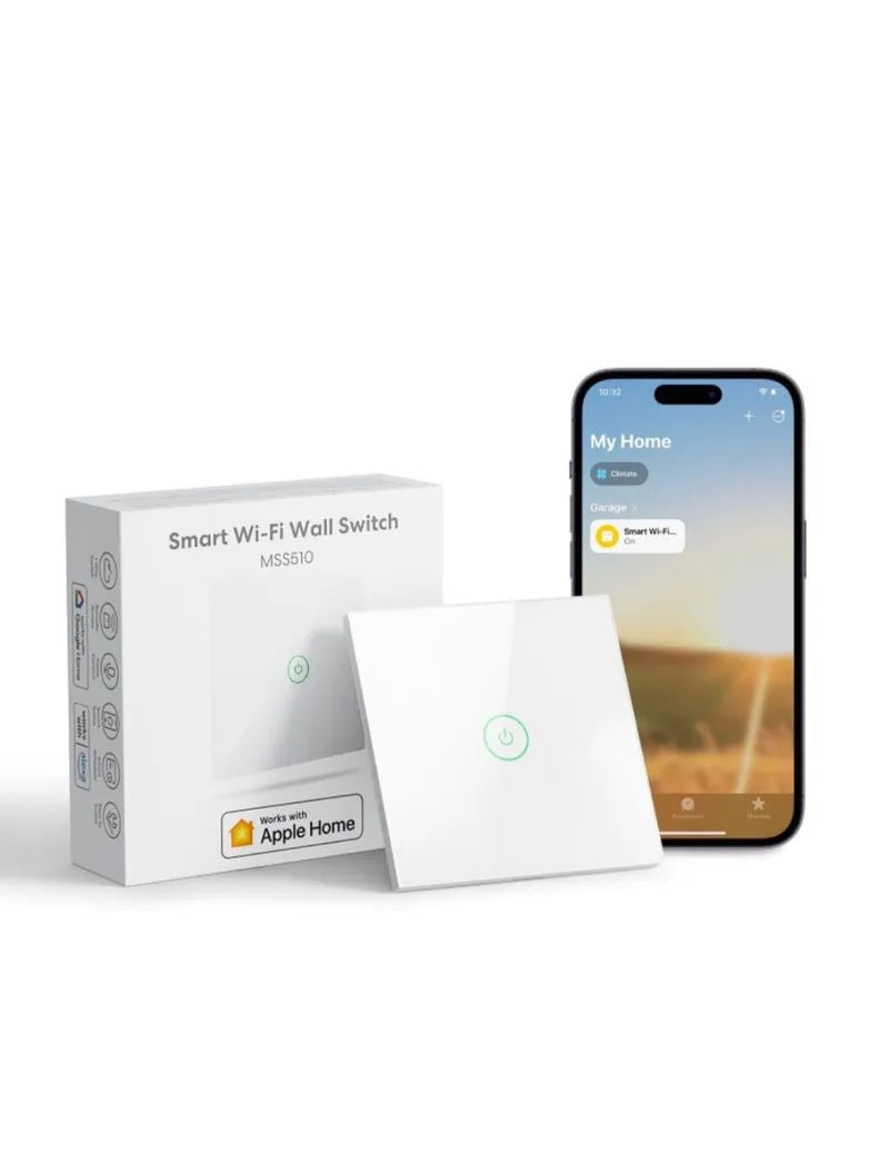 Meross Interruptor de Pared Táctil Wi-Fi