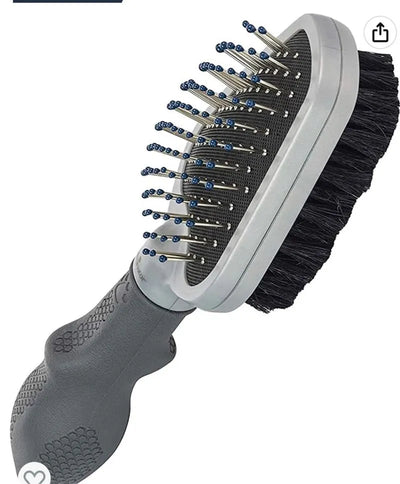 Cepillo dual para perros y gatos