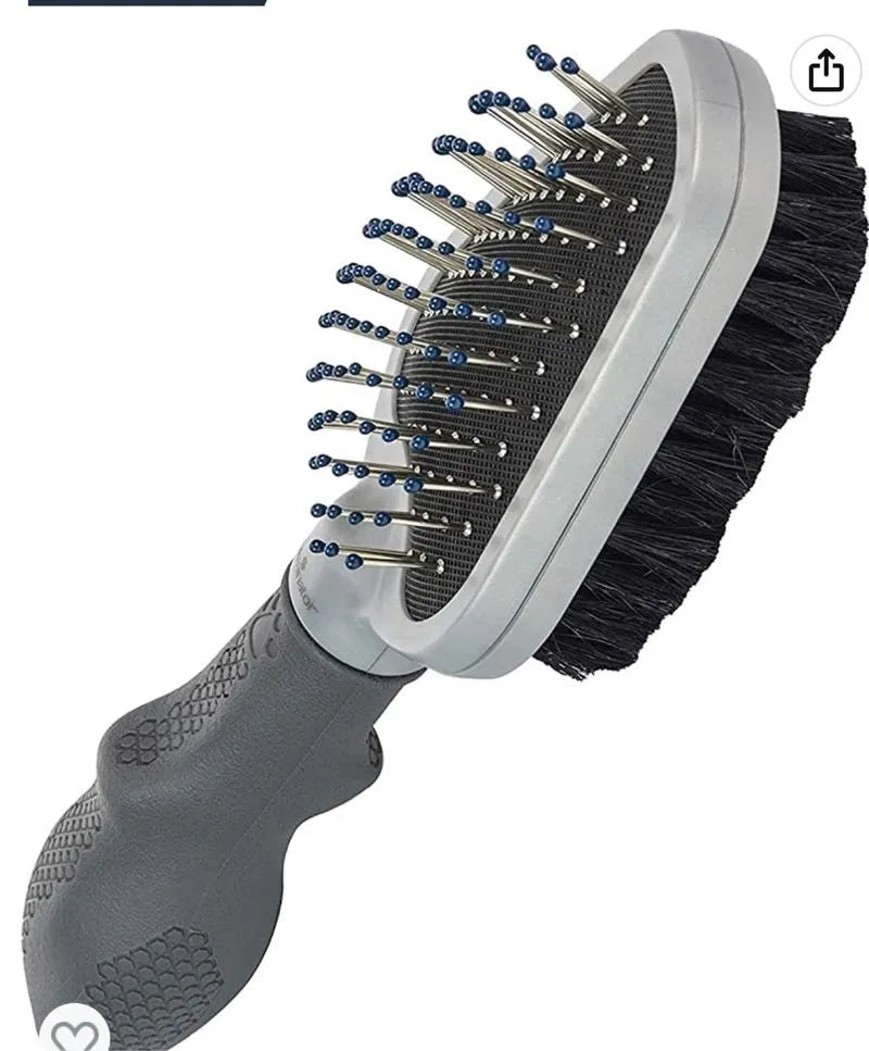Cepillo dual para perros y gatos