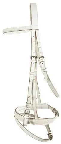 Brida de Piel Blanca Completa