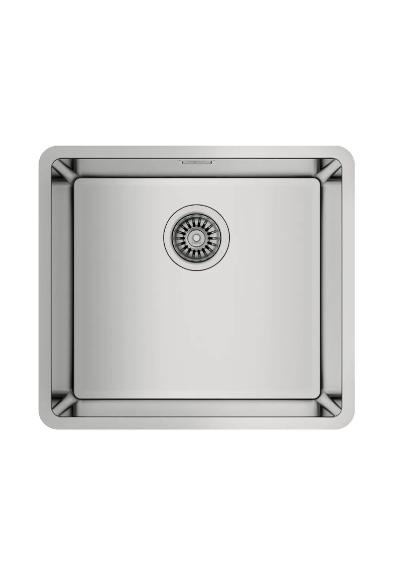 Fregadero Bajo Encimera 1 Cubeta Acero Inox 18/10, Radio R15 TEKA