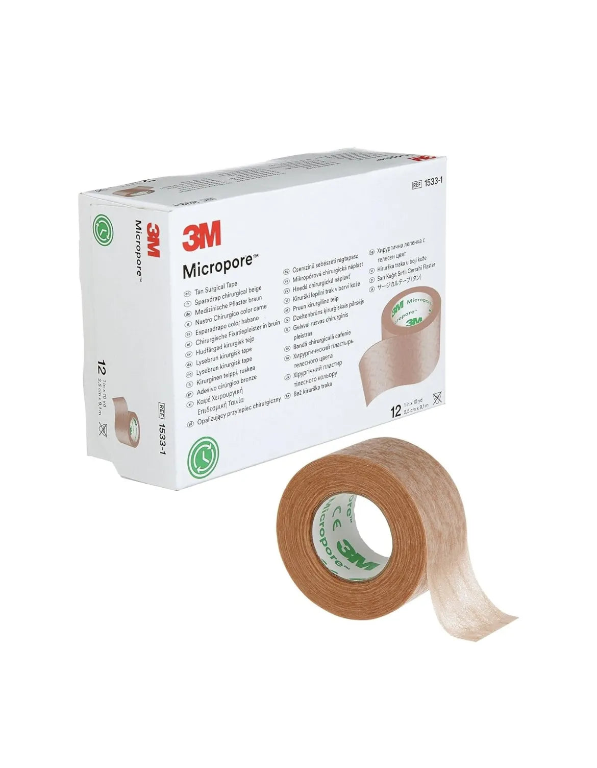 Tiritas color carne Micropore 1533-1