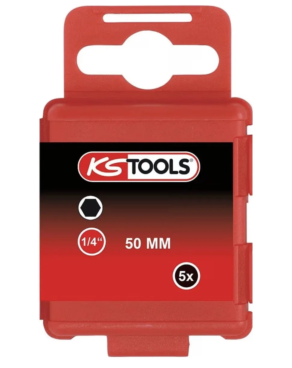 Punta para tornillos con encastre hexagonal KS Tools