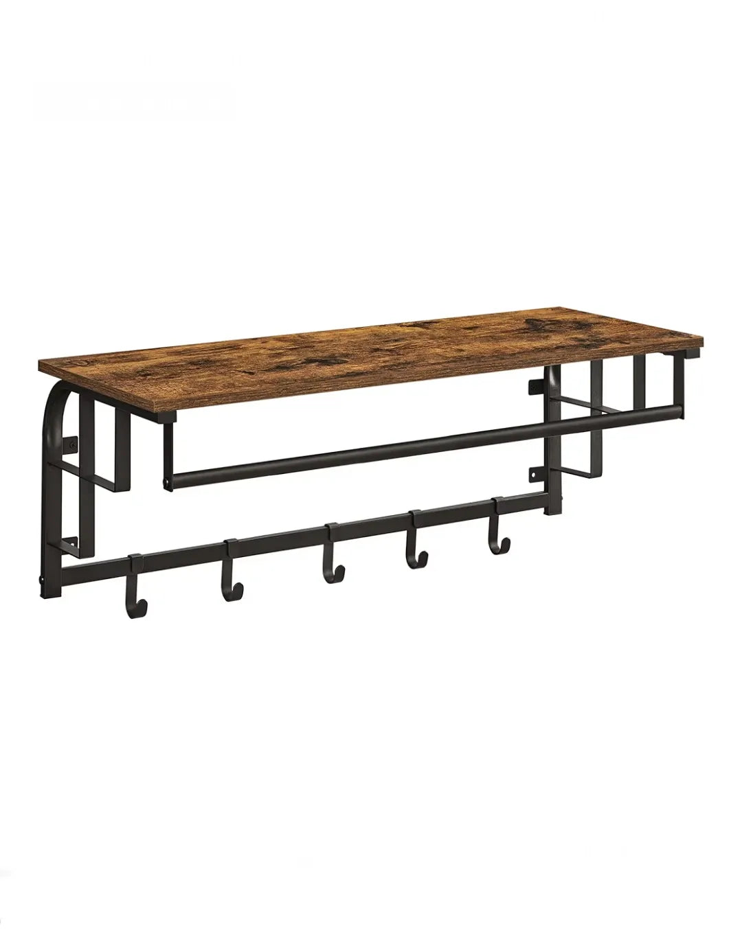 Estanteria de Pared / Negra y Marron