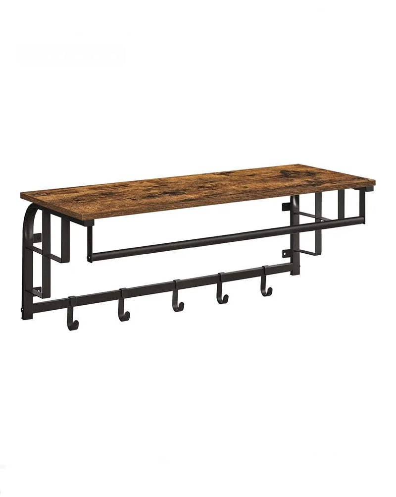 Estanteria de Pared / Negra y Marron