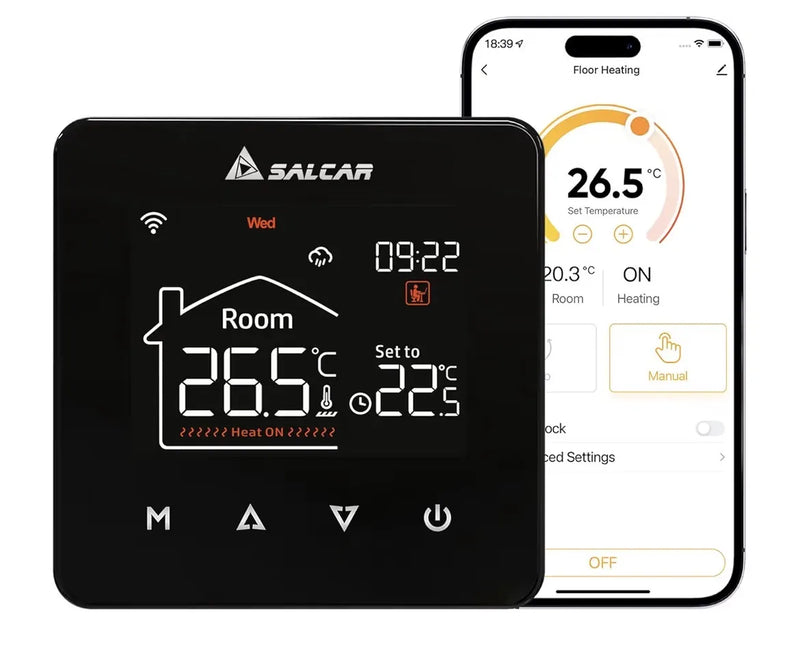 Termostato WiFi Smart para calefacción SALCAR
