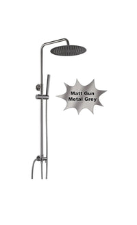 Columna de Ducha Gris Gunmetal