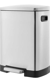 Cubo de basura con 2 compartimientos - Amazon basics