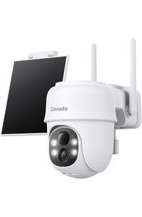 Camara Vigilancia WiFi Exterior Solar Cinnado 2K