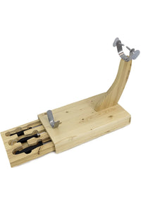 Soporte Jamonero con Cajón Extraíble con Cuchillos Fackelmann
