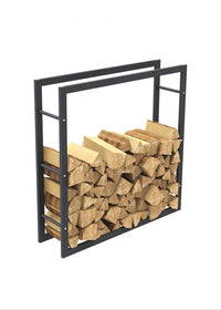 Soporte vertical para leña - BAKAJI