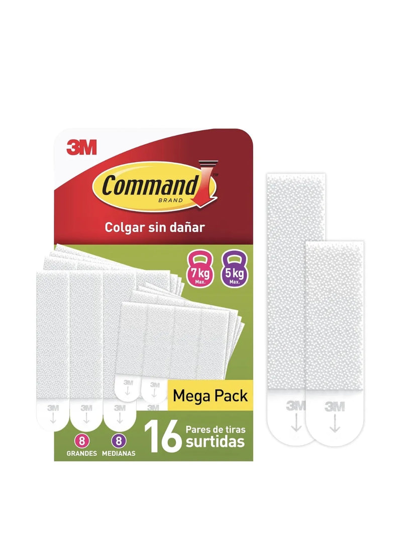 Tiras Adhesivas para Colgar Cuadros 3M