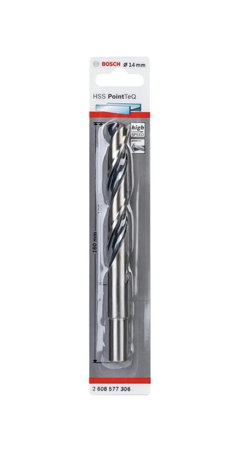Broca helicoidal HSS PointTeQ Bosch