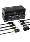 conmutador KVM dual monitor HDMI DisplayPort TCNEWCL