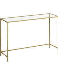 Mesa de consola de vidrio