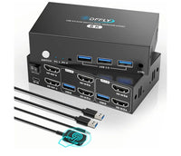 Switch para 2 monitores KVM