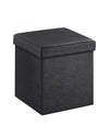Baúl Puff Taburete Negro