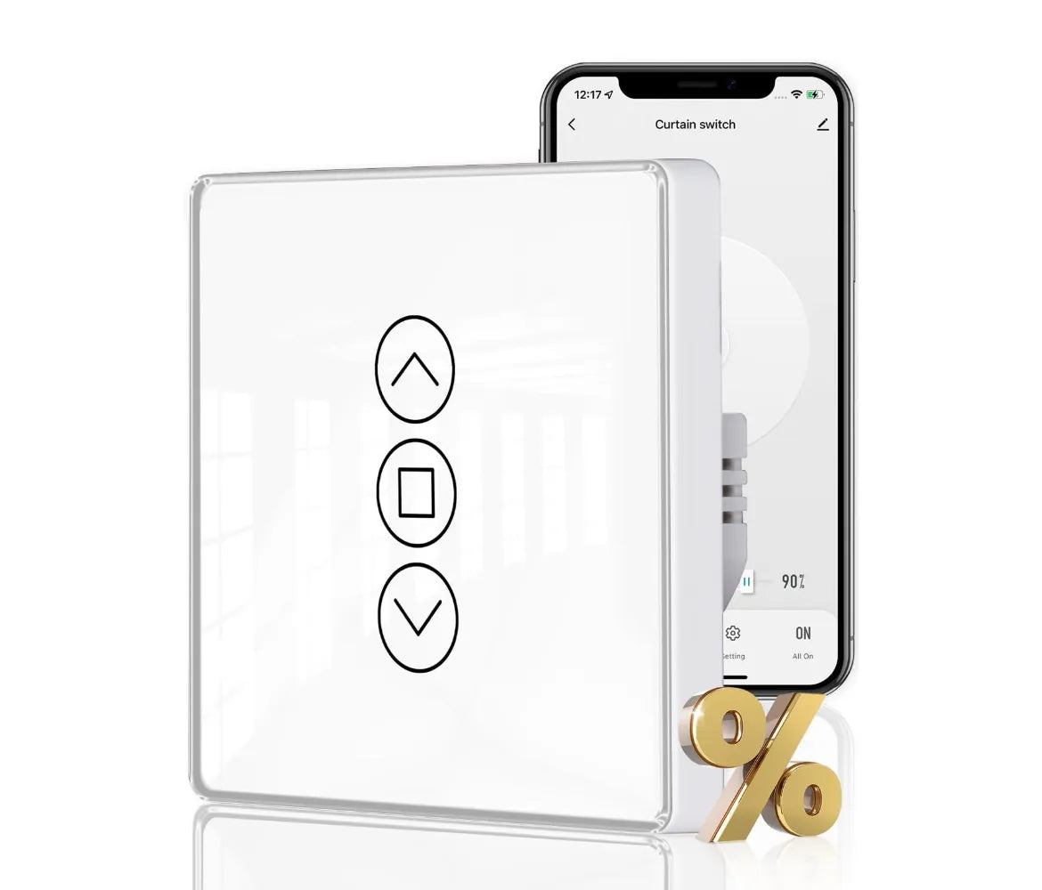 Interruptor de Persianas Inteligente WiFi 2.5D MOES