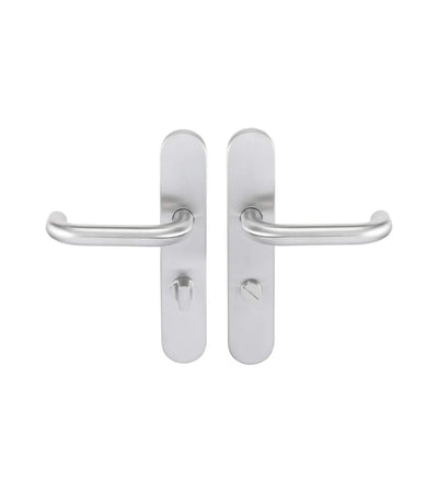 Juego de tiradores de acero inoxidable para puerta Bricard