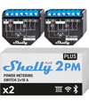 pack de 4 Shelly Plus 2PM x2 Power Metering Switch