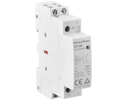 Heschen CT1-25 Contactor CA 2 polos