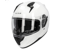 Casco de moto CURVE blanco