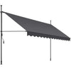 Toldo plegable para balcón 400x180