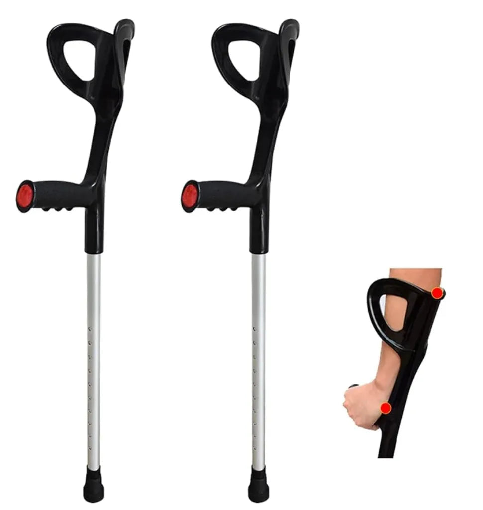 Muletas con altura ajustable