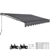 Toldo con brazo articulado