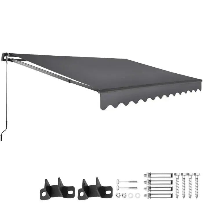 Toldo con brazo articulado