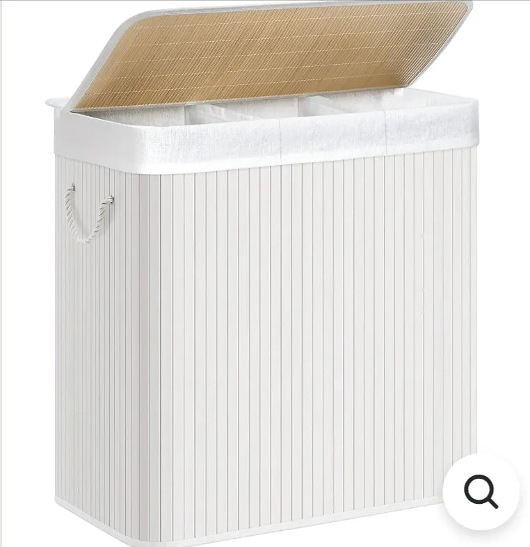 Cesta de bambú para la ropa