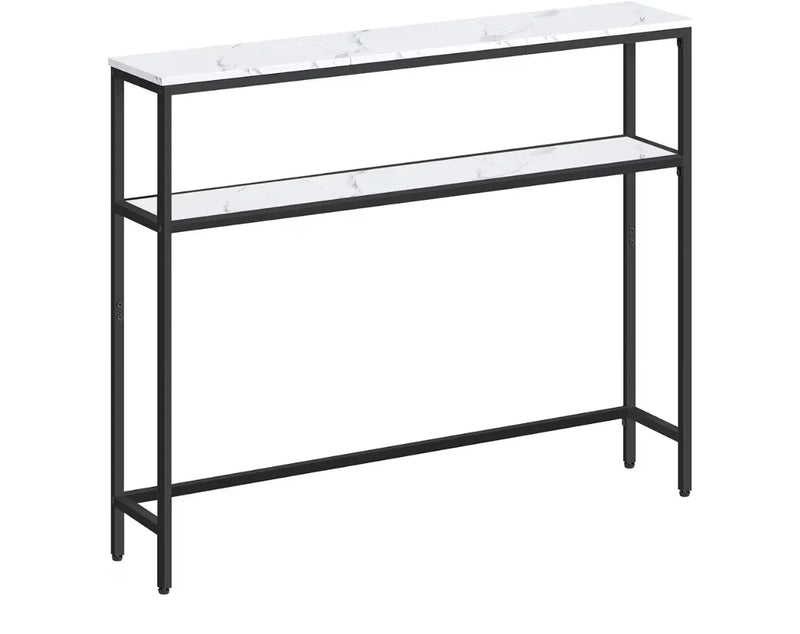 Mesa consola delgada de 2 niveles