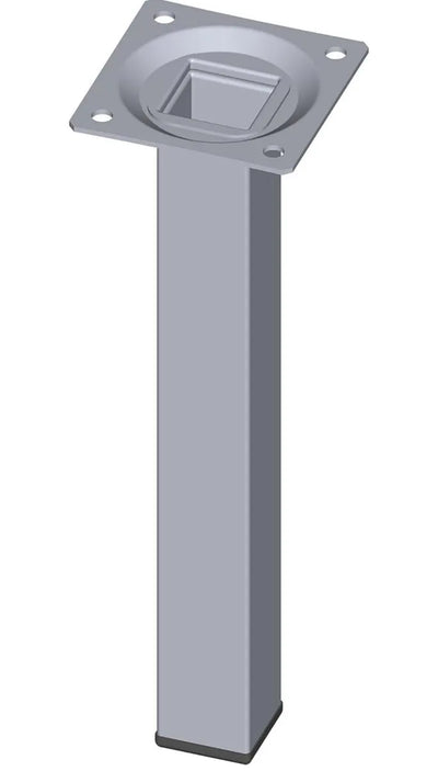 4 patas de tubo de acero 20cm