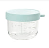 6 Recipientes de vidrio para porciones 150ml Beaba