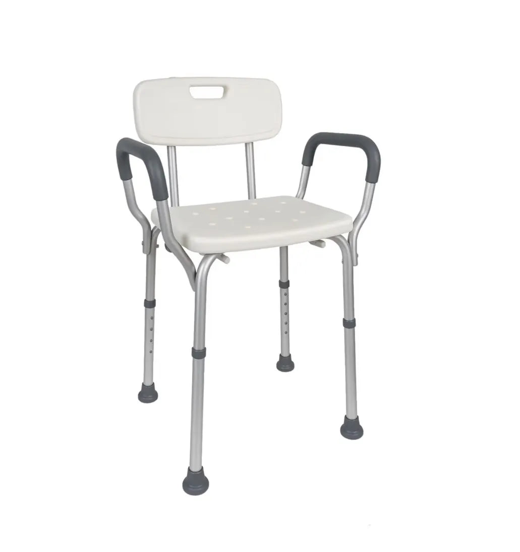 Silla de ducha con respaldo