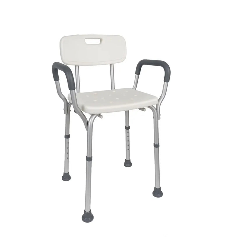Silla de ducha con respaldo