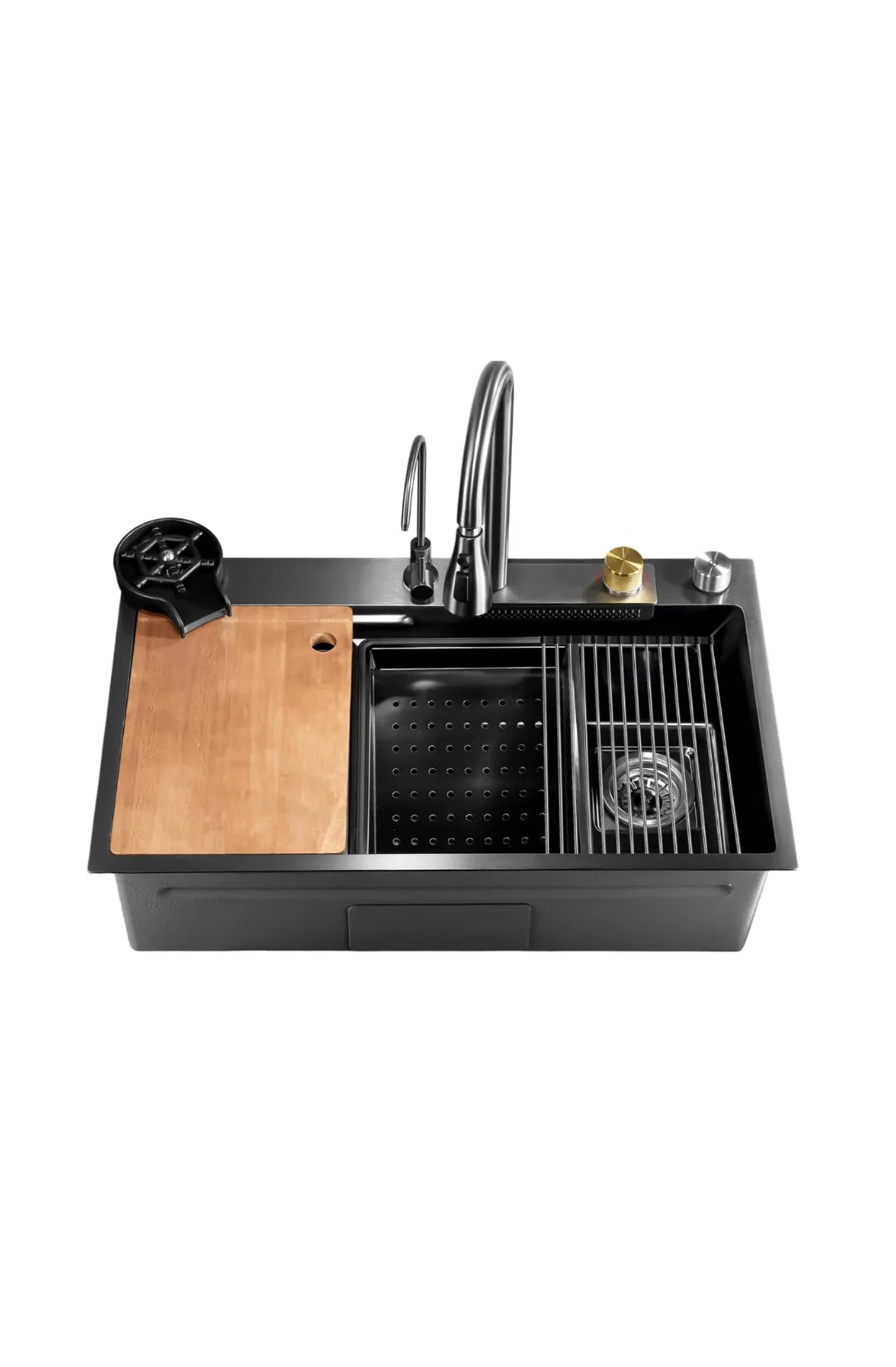 fregadero cocina, Con grifo, Rejilla de drenaje