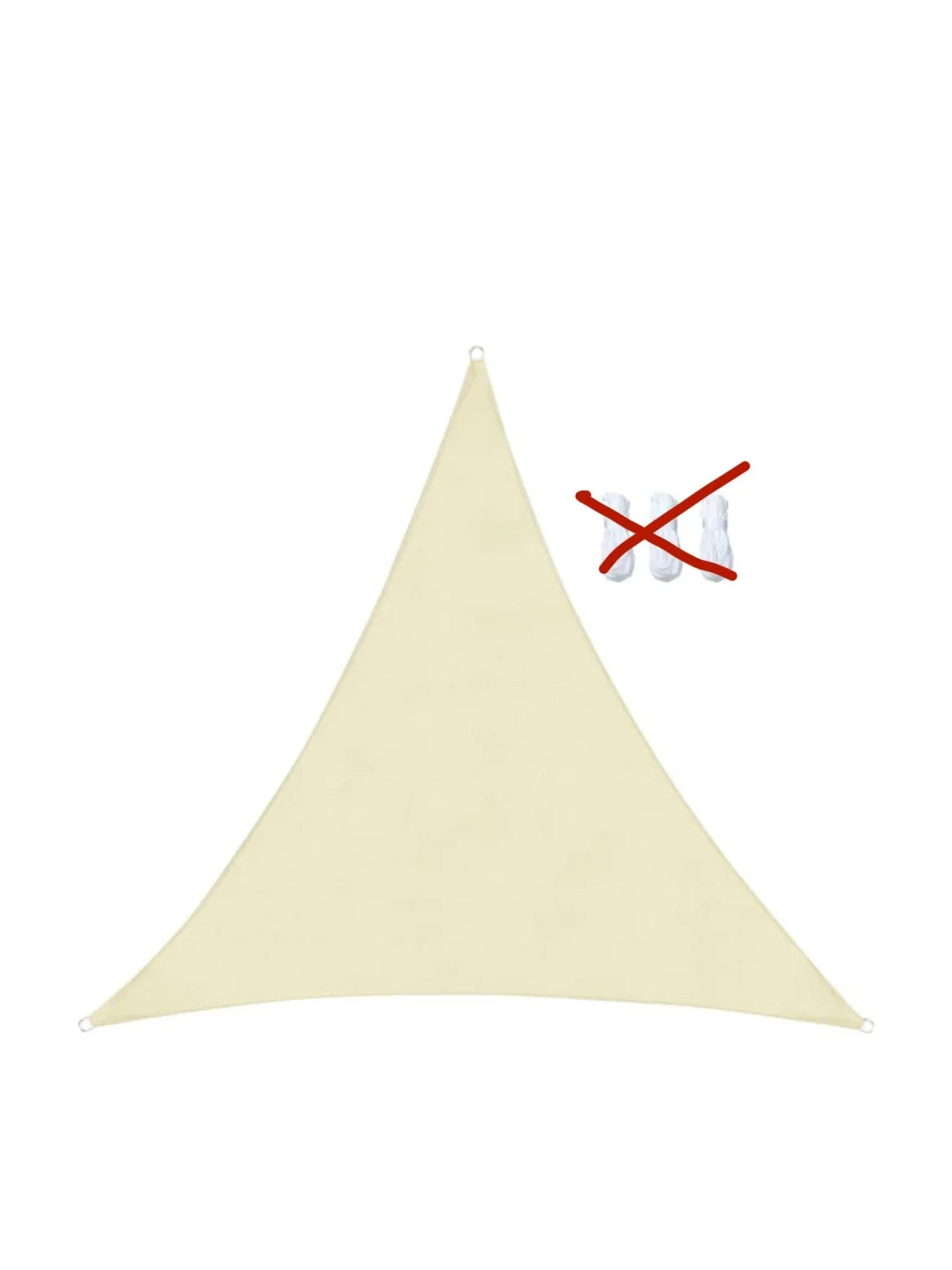 Toldo Vela de Sombra Triangular Impermeable Sunnylaxx