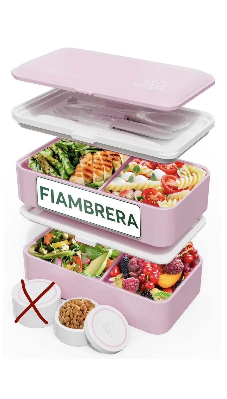 Fiambrera con Cubiertos Umami