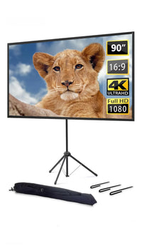 Pantalla de Proyector con Trípode, Pantalla de Proyector