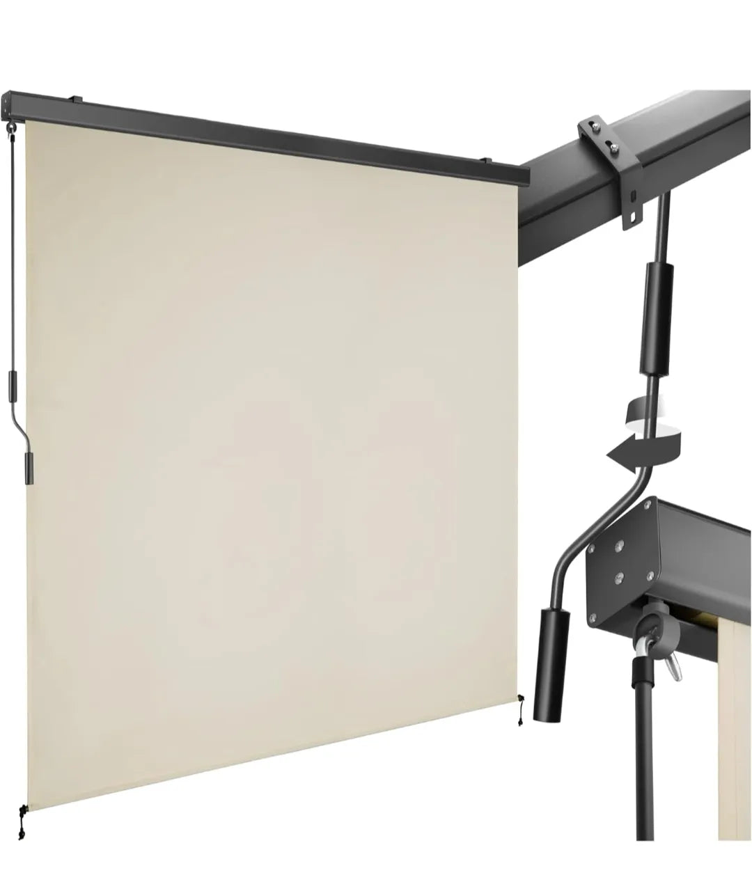 Toldo vertical exterior enrollable - Tectake