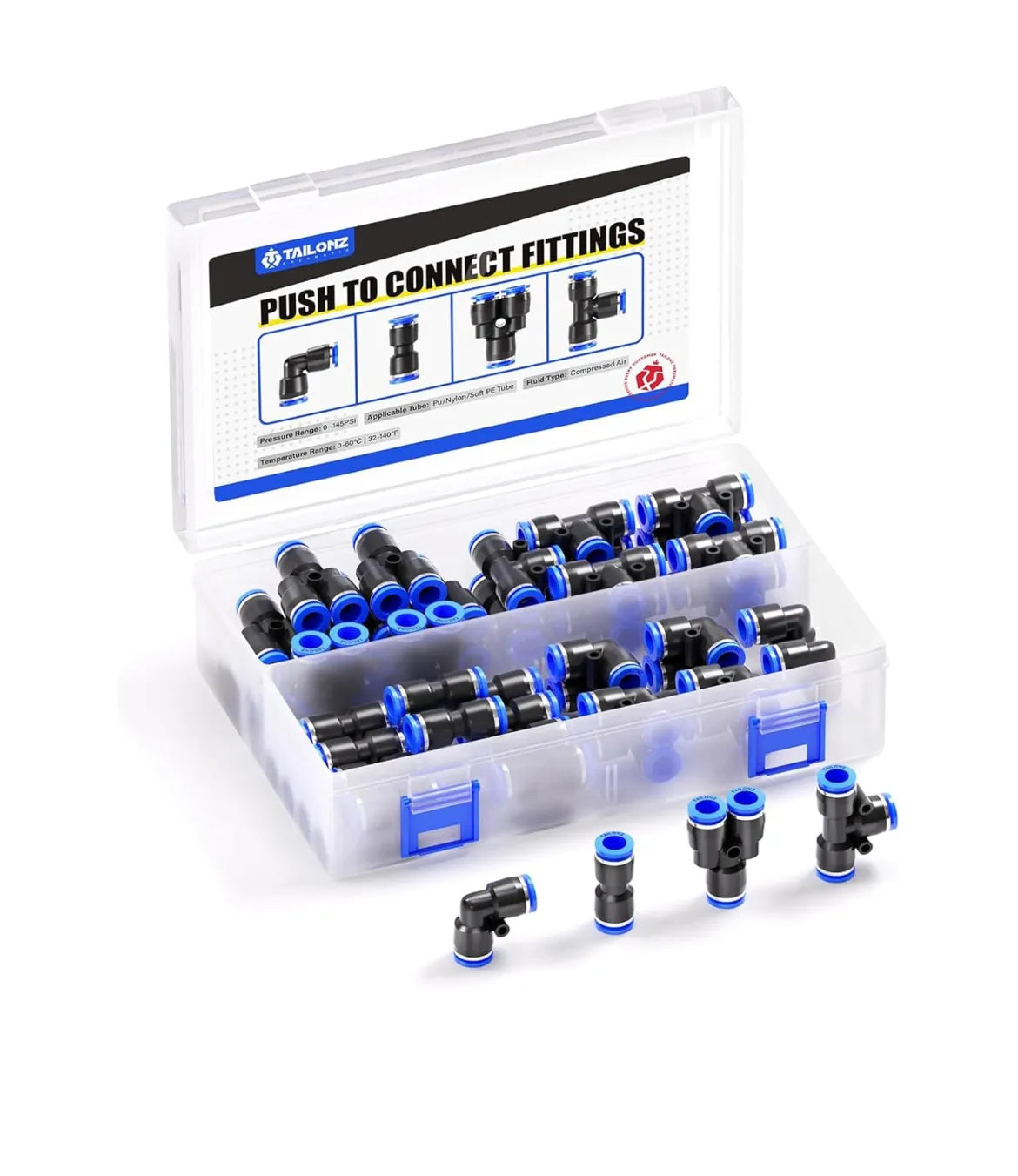 Accesorios de conexión a presión TAILONZ PNEUMATIC
