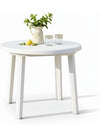 Mesa de jardín blanca braga 90cm