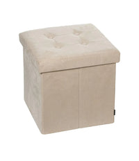 Puf Plegable Color Crema