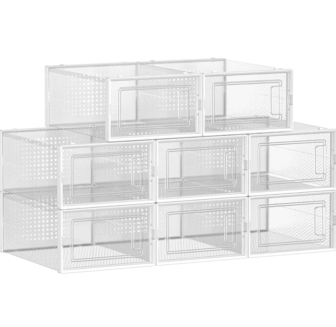 8 Cajas de Zapatos Plástico SONGMICS