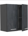 Vicco Armario Colgante R-Line, Hormigón Negro/Antr